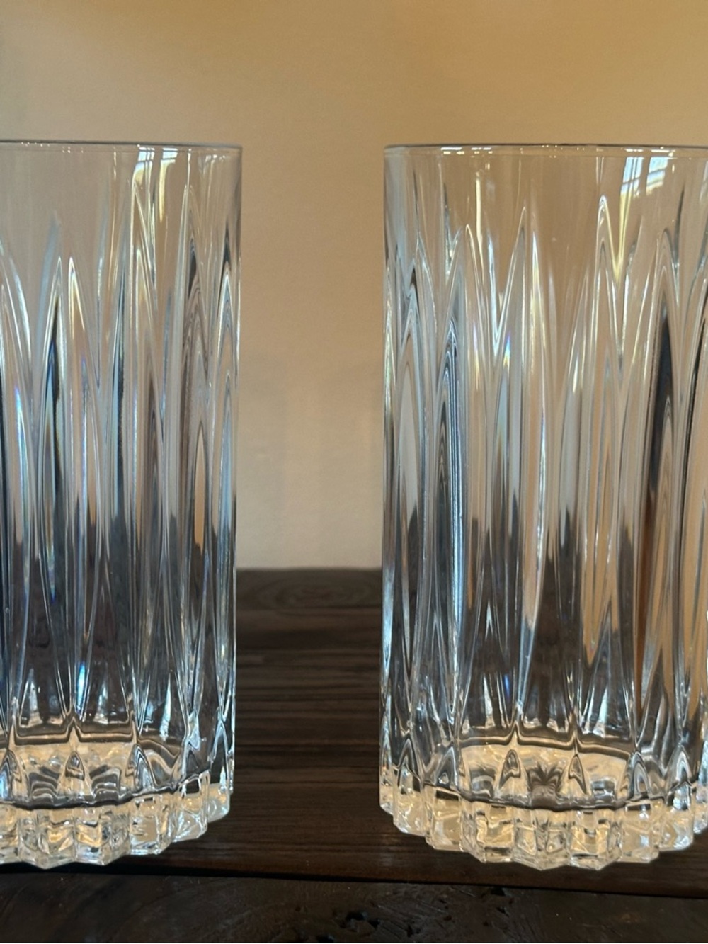 Crystal Glasses Set of 2